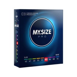 My.Size PRO - egyedi méretű óvszer - 60 mm (3 db)