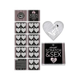 Secret Play Scratch & Sex Straight - kaparós szexpóz játék pároknak (5 nyelven)