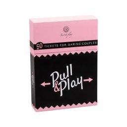 Secret Play Pull & Play - erotikus kártyajáték pároknak (50 kártya) - 7 nyelven