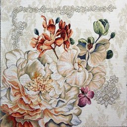 ORCHIDEA, virág mintás jacquard párna panel