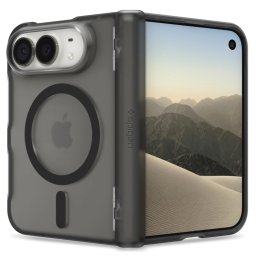 Spigen Ultra Hybrid Pro Apple iPhone Duo tok, MagSafe, Crystal Clear, fekete