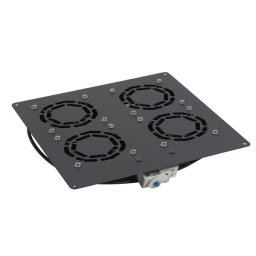Legrand Rackszekrény ventilátor 19" - 4 ventilátor, termosztát, 320m2 /óra, (Linkeo álló rack szekrényekhez)