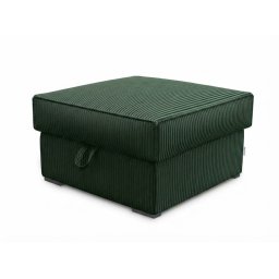 Taburet SMART COSARO XL tárolóhellyel 71x71 cm, sötétzöld