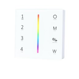 Optonica LED RGB/RGBW 4 zónás fali távirányító 6374