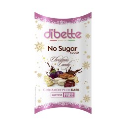 Dibette NAS étcsokoládés szaloncukor fahéjas szilva ízű 220g