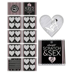 Secret Play Scratch & Sex Straight - kaparós szexpóz játék pároknak (5 nyelven)
