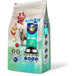 Happy&Fit Superior GF Hypo Puppy&Junior friss bárány, édesburgonya és vörösáfonyával 2.5kg