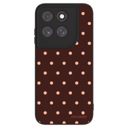 ULTIMATE CASE Motorola Moto G77 - készülékre - Peach Dots & Chocolate