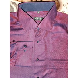 Eterna comfort fit bordó szőttes ing, 46