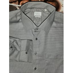 Eterna Meisterhaft 1863 comfort fit szürke mintás ing, 48