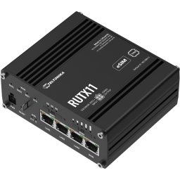 Teltonika RUTX11 4xGbE LAN 2xminiSIM 4G/LTE CAT6 Bluetooth Dual-Band 802.11ac Vezeték nélküli Gigabit ipari LTE router