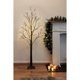 Karácsonyfa MagicHome Vianoce, műanyag, 504xLED meleg fehér, 1.2 m, elemes