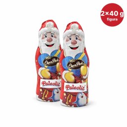 Paleolit Télapó figura étcsokoládéból édesítőszerekkel DUO 2X40 g