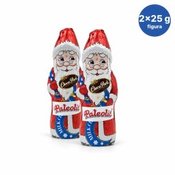 Paleolit Mikulás figura kókusztejes csokoládéból édesítőszerrel DUO 2X25 g