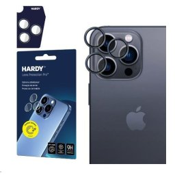 3mk HARDY lencsevédő Pro iPhone 15 Pro Max készülékhez Fekete