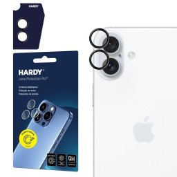 3mk Hardy Lens Protection Pro iPhone 16/16 Plus készülékhez Fekete