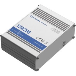 Teltonika PoE felügyelet nélküli kapcsoló 8, 10/100/1000, 2x SFP port - TSW200