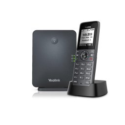 Yealink W71P DECT bázisállomás és kézibeszélő, 1,8"-os fekete-fehér kijelző, akár 10 kézibeszélővel