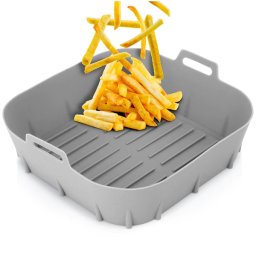 VILDE airfryer szilikon betét – szürke, 22 cm