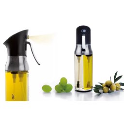 IBILI dupla rekeszes olaj-olaj vagy olaj–ecet spray – 0,2 liter, állítható, salátákhoz és airfryerhez