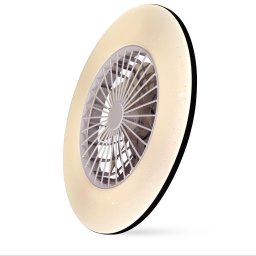 Avide Mennyezeti lámpa ventilátorral Willow CCT+RGBIC, 2x36W+18W motor, távirányítóval