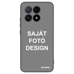 Fekete szilikon tok az alábbi mobiltelefonokra Xiaomi Poco X6 Pro - Saját fotó/motívum
