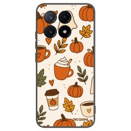 Fekete szilikon tok az alábbi mobiltelefonokra Xiaomi Poco X6 Pro - Fall vibes
