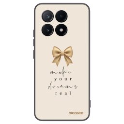 Fekete szilikon tok az alábbi mobiltelefonokra Xiaomi Poco X6 Pro - Golden Dream