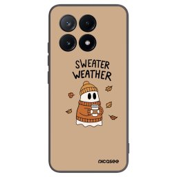 Fekete szilikon tok az alábbi mobiltelefonokra Xiaomi Poco X6 Pro - Sweater ghost