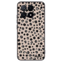 Fekete szilikon tok az alábbi mobiltelefonokra Xiaomi Poco X6 Pro - Dots