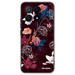 Fekete szilikon tok az alábbi mobiltelefonokra Xiaomi Poco X6 Pro - Dark Meadow