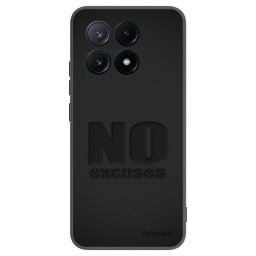 Fekete szilikon tok az alábbi mobiltelefonokra Xiaomi Poco X6 Pro - No Excuses