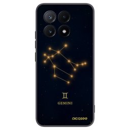 Fekete szilikon tok az alábbi mobiltelefonokra Xiaomi Poco X6 Pro - GEMINI