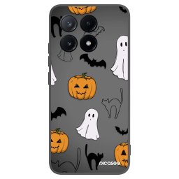Fekete szilikon tok az alábbi mobiltelefonokra Xiaomi Poco X6 Pro - Spooky crew