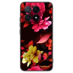 Fekete szilikon tok az alábbi mobiltelefonokra Xiaomi Poco X6 Pro - Dark Peonny