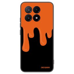 Fekete szilikon tok az alábbi mobiltelefonokra Xiaomi Poco X6 Pro - Orange spooky