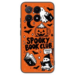 Fekete szilikon tok az alábbi mobiltelefonokra Xiaomi Poco X6 Pro - Spooky book club