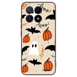 Fekete szilikon tok az alábbi mobiltelefonokra Xiaomi Poco X6 Pro - Halloween 26
