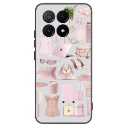 Fekete szilikon tok az alábbi mobiltelefonokra Xiaomi Poco X6 Pro - Glam Babe