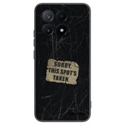 Fekete szilikon tok az alábbi mobiltelefonokra Xiaomi Poco X6 Pro - SORRY