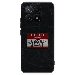 Fekete szilikon tok az alábbi mobiltelefonokra Xiaomi Poco X6 Pro - HELLO 404