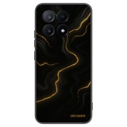 Fekete szilikon tok az alábbi mobiltelefonokra Xiaomi Poco X6 Pro - Thunder