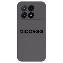 Fekete szilikon tok az alábbi mobiltelefonokra Xiaomi Poco X6 Pro - Picasee - new logo - black