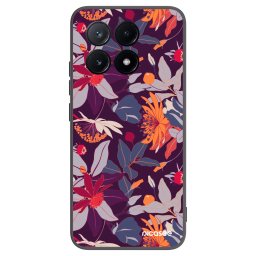 Fekete szilikon tok az alábbi mobiltelefonokra Xiaomi Poco X6 Pro - Purple Leaf