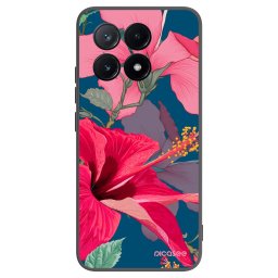Fekete szilikon tok az alábbi mobiltelefonokra Xiaomi Poco X6 Pro - Hibiscus