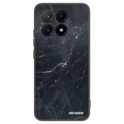 Fekete szilikon tok az alábbi mobiltelefonokra Xiaomi Poco X6 Pro - Black marble