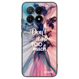 Fekete szilikon tok az alábbi mobiltelefonokra Xiaomi Poco X6 Pro - Don't think TOO much