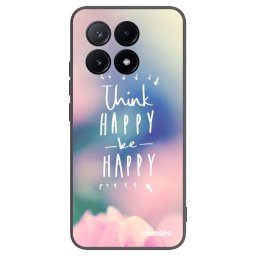 Fekete szilikon tok az alábbi mobiltelefonokra Xiaomi Poco X6 Pro - Think happy be happy