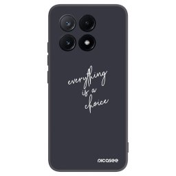 Fekete szilikon tok az alábbi mobiltelefonokra Xiaomi Poco X6 Pro - Everything is a choice