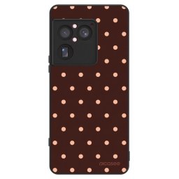 ULTIMATE CASE Sony Xperia 1 VIII 5G - készülékre - Peach Dots & Chocolate